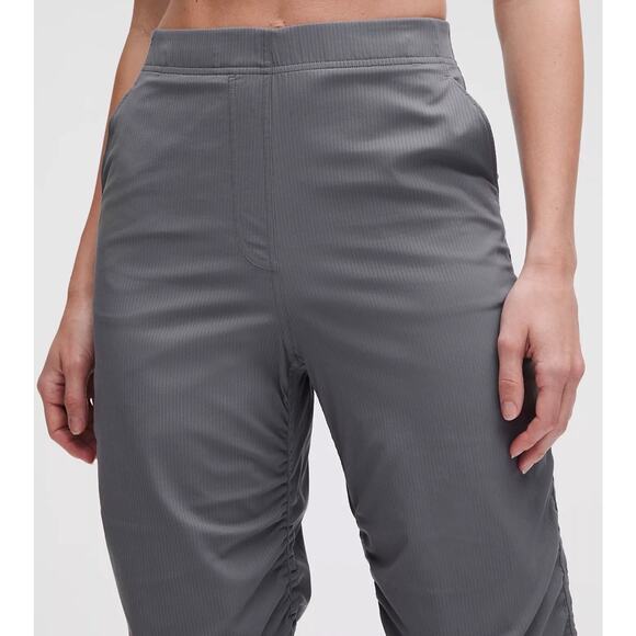 Lululemon Dance Studio Slim-Fit High-Rise Flared Pant Women’s Size L Solar Gray - Picture 3 of 11